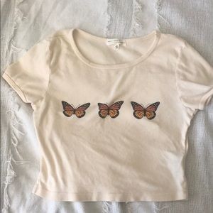 urban outfitters butterfly shirt !